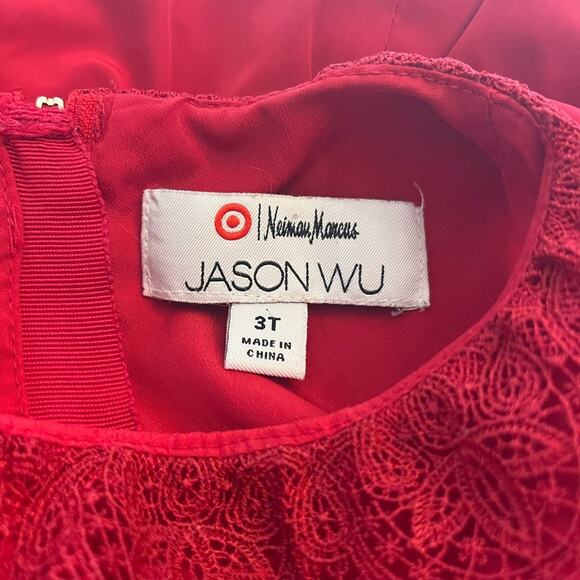 Girls Dress Neiman Marcus Target Jason Wu Girls Red Dress Size 3T - Picture 8 of 8